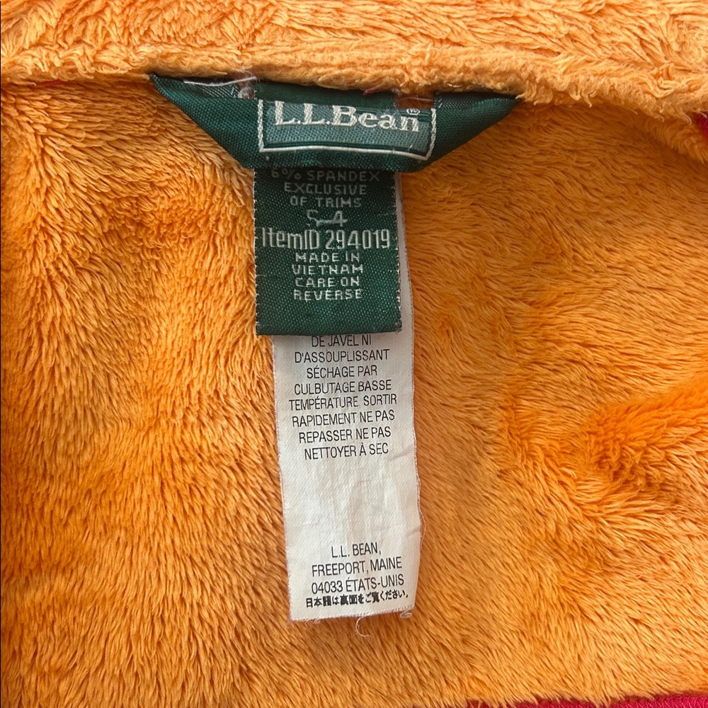 Fair Condition LL Bean Fall/Spring Weight Jacket Girls Sz Small (4) - Picture 10 of 12